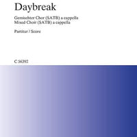 Daybreak - Choral Score