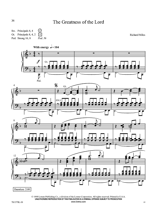 The Greatness of the Lord