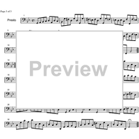 Sonata g minor Op. 1 No. 2 HWV 360 - Bass