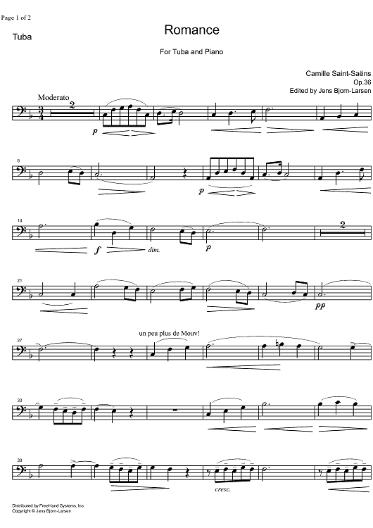 Romance Op.36 - Tuba