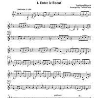In Dulce Jubilo - Eight Traditional Carols for String Trio - Violin 2 (for Viola)