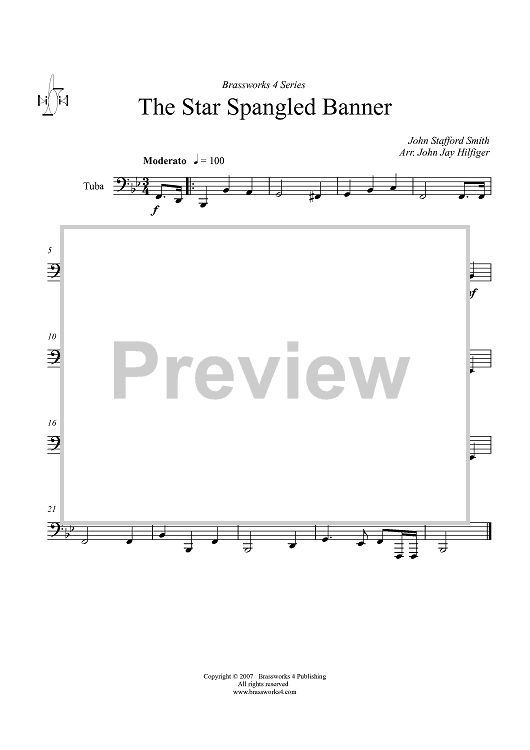 The Star Spangled Banner - Tuba