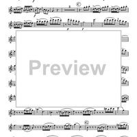 Allegro from "String Quartet 17" - Clarinet 1 in B-flat