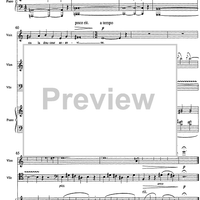 Trois Poèmes de la Renaissance - Score