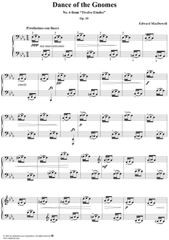 Twelve Etudes, Op. 39, No. 6 Dance of the Gnomes