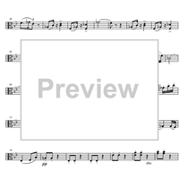 String Trio Bb Major D581B - Viola