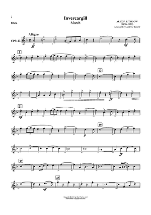 Invercargill (March) - Oboe