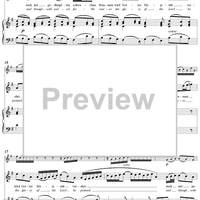 "Auch mit gedämpften, schwachen Stimmen", Aria, No. 4 from Cantata No. 36/1: "Schwingt freudig euch empor" - Piano Score