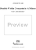 Double Violin Concerto in A Minor    - from "L'Estro Armonico" - Op. 3/8  (RV522) - Violin 1