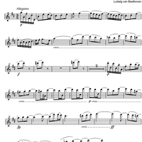 Fugue D Major Op.137 - Violin 1