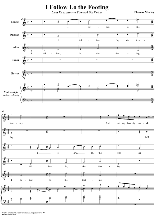 I Follow Lo the Footing