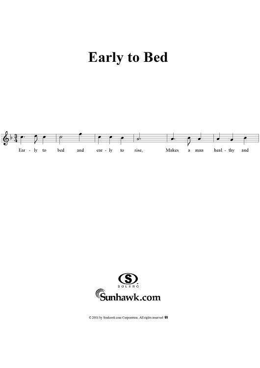 Early to Bed