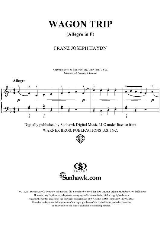 Wagon Trip (Allegro in F)