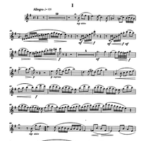 Sonata del trigono d'aria - Clarinet in B-flat