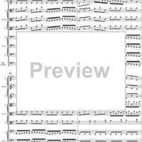 Brandenburg Concerto No. 3: Allegro - Score