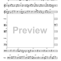 Blues for You - for String Orchestra, Piano and Drums - Score
