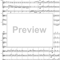 String Octet, Op. 20, Movement 4 - Score