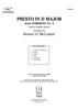 Presto in D Major - Score