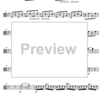 String Trio Bb Major D581B - Viola