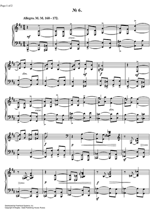 Prelude Op.11 No. 6