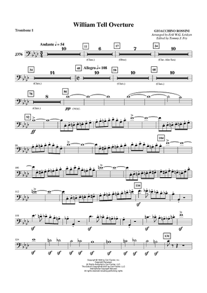 William Tell Overture - Trombone 1