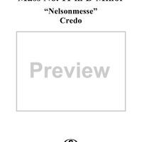 Mass No. 11 in D Minor, "Nelsonmesse": Credo