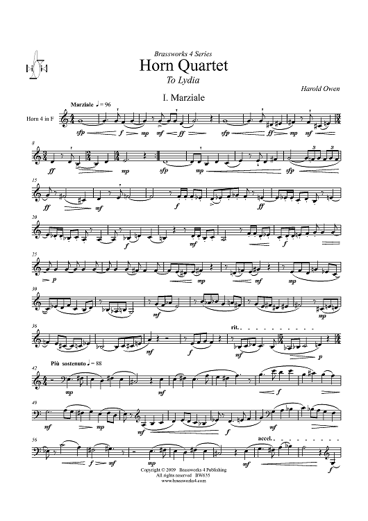 Horn Quartet - Horn 4 in F