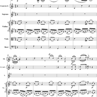 "Voi avete un cor fedele", aria, K217 - Full Score