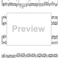 Suite  2 a minor BWV 807 - Score