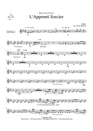 L'Apprenti Sorcier - Horn in F (opt. Trombone)