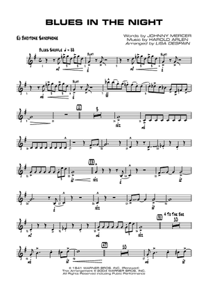 Blues in the Night - E-flat Baritone Saxophone