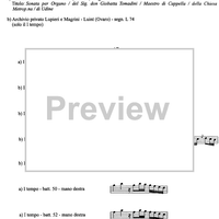 Sonata D Major - Organ/Harpsichord