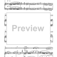 Three Moods for Euphonium and Piano - Piano Score