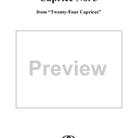 Caprice No. 3 from "Twenty-Four Caprices"