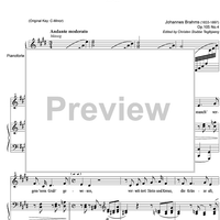 Auf dem Kirchhofe Op.105 No. 4