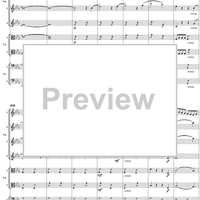 String Octet, Op. 20, Movement 4 - Score