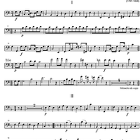 Minuet C Major D2d - Bassoon 1