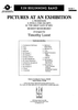 Pictures at an Exhibition - Score Cover