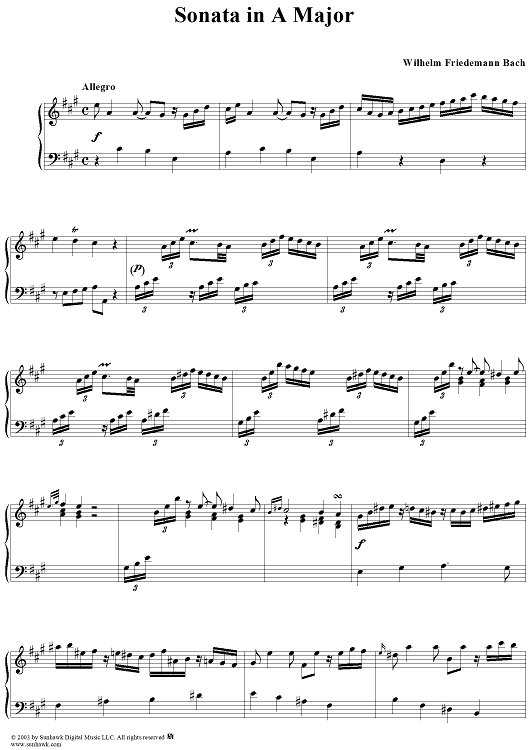 Sonata No. 2 in A Major