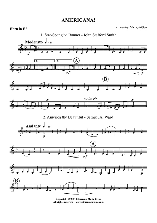 Americana! - Horn in F 3