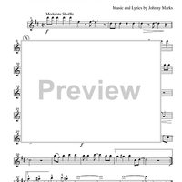 Music for Four, Collection No. 1 - Popular Christmas Favorites - Part 1 Clarinet in Bb