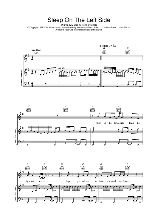 Sleep On The Left Side