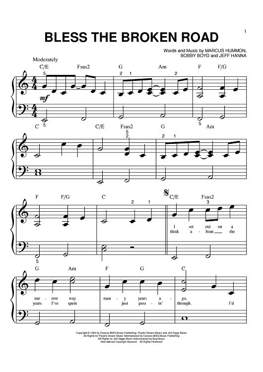 Bless The Broken Road