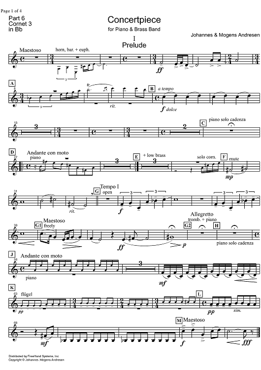 Concertpiece - B-flat Cornet 3