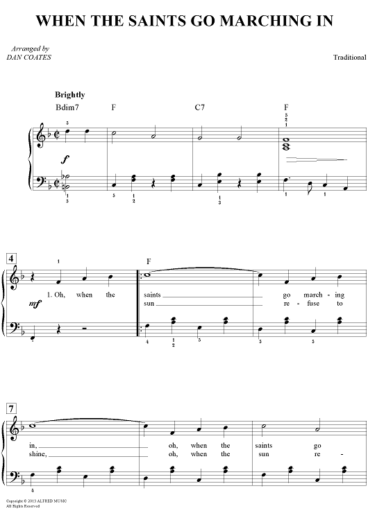 When The Saints Go Marching In