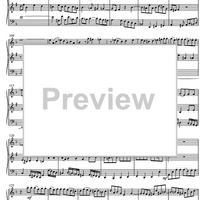 Prelude and Fugue No. 4 KV404A - Score