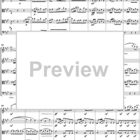 String Quintet No. 1 in A Major, Op. 18 - Score