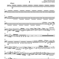 Brandenburg Concerto No. 6 - for Cello Sextet - Cello 5