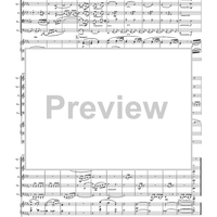 Concerto No. 1 for Organ and Brass Quintet - Score