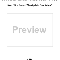 April Is in My Mistress' Face